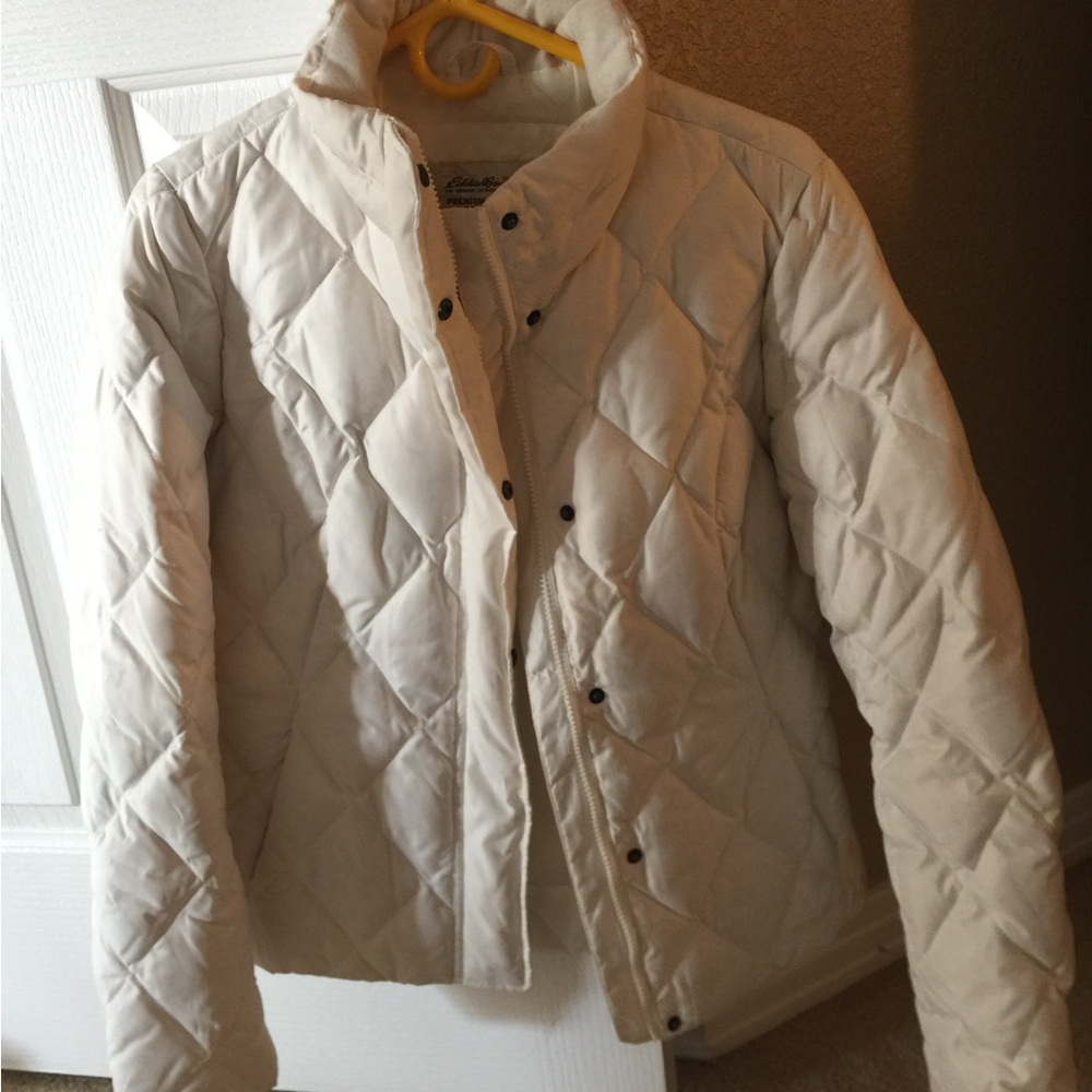 Women’s Eddie Bauer Premium goose down puffer jacket ( M )